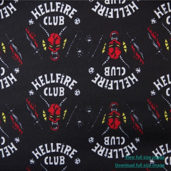 Loungefly Stranger Things Eddie Munson Tribute Glow Mini Backpack - Picture 9 of 10